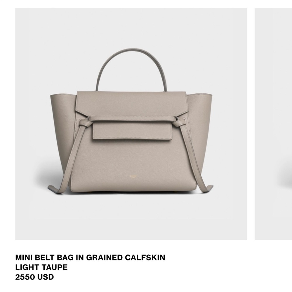 Céline MINI BELT BAG
LIGHT TAUPE